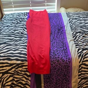 Austin Nicole Vibrant Red Skirt